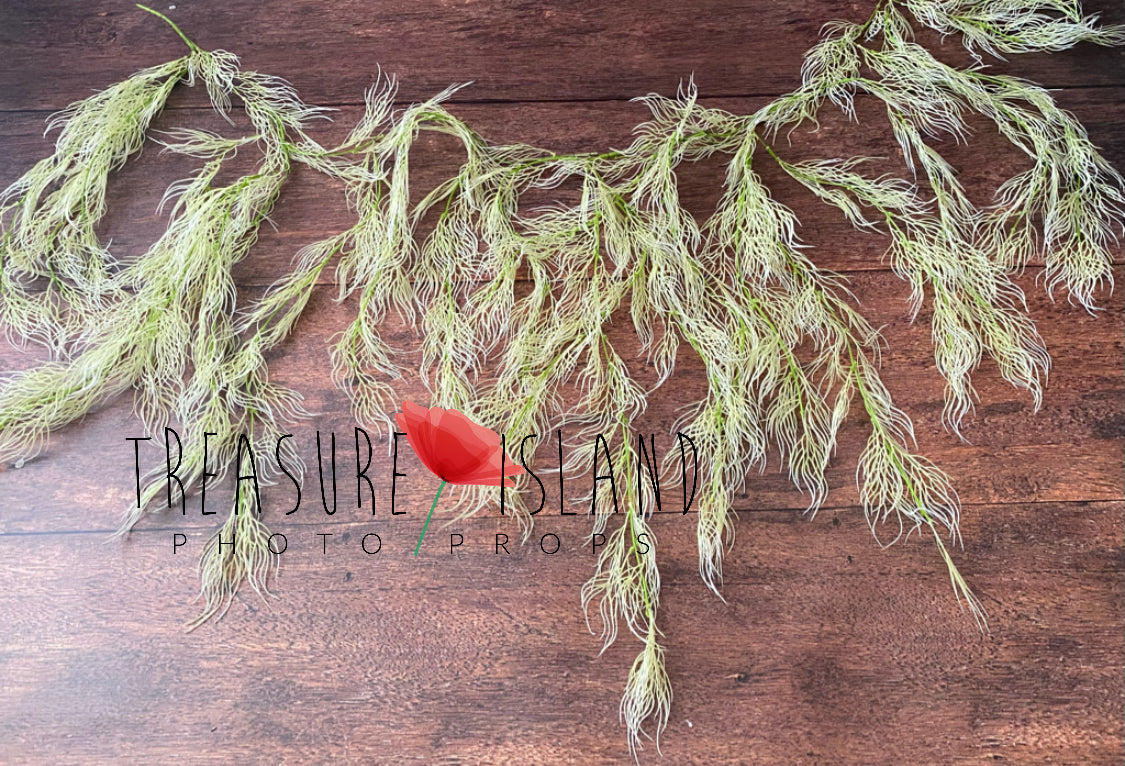 Organic Spanish Moss Style Garland – Jungle Photography Prop