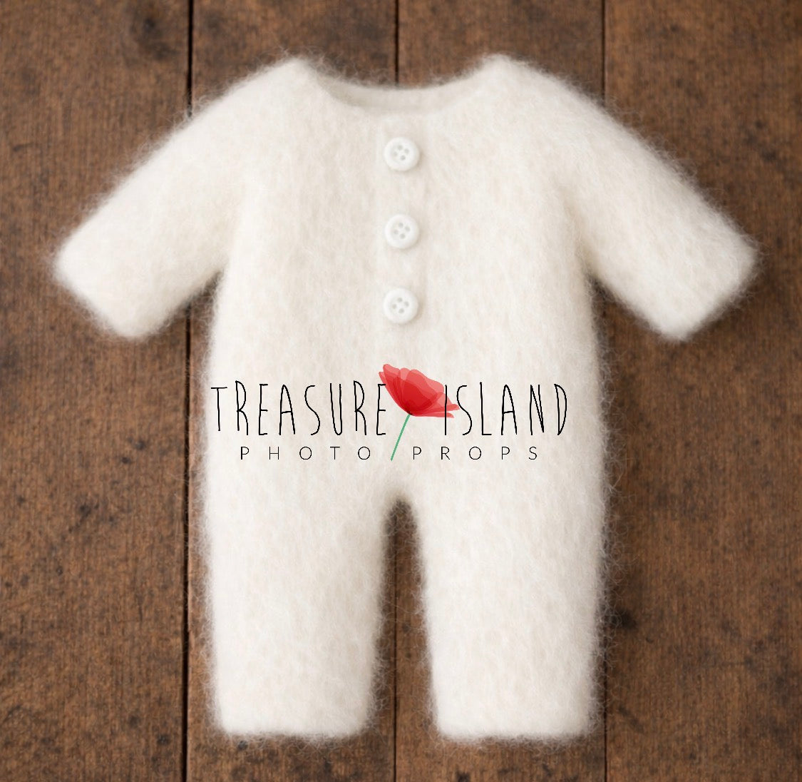 Polar Bear Romper - Handmade Winter Outfit - Ice Land Collection
