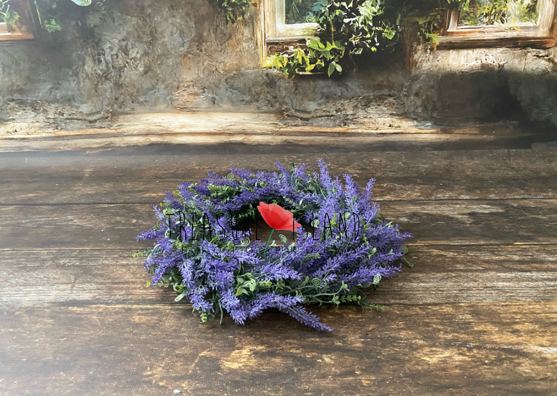 Lavender Floral Wreath