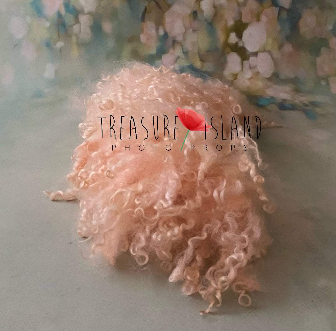 CURLY blanket light peach colour ✨6 sizes✨
