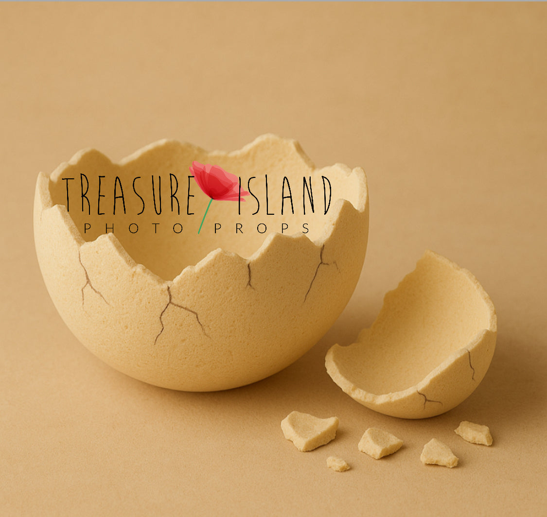 ๐ฅ Easter Eggshell Prop โ Styrofoam Version - 3 colours