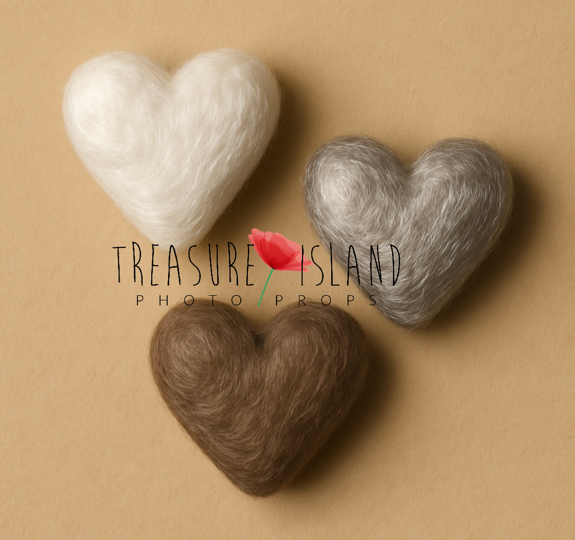 Felted Glitter Hearts Collection – LUXE Shine Edition