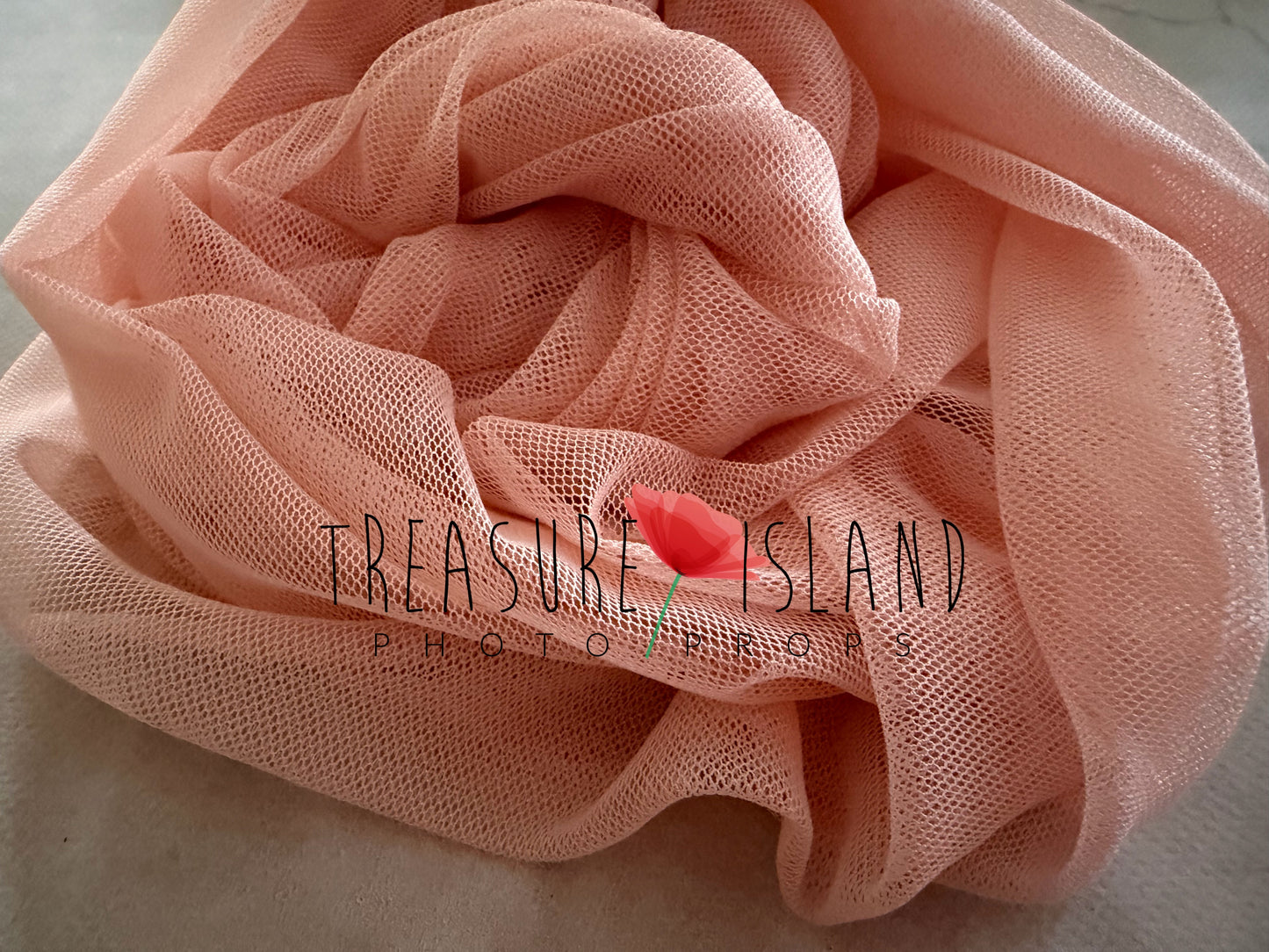 Extra-Long Stretch Wrap – Soft & Super Stretchy Mesh for Newborn & Sitter Photography