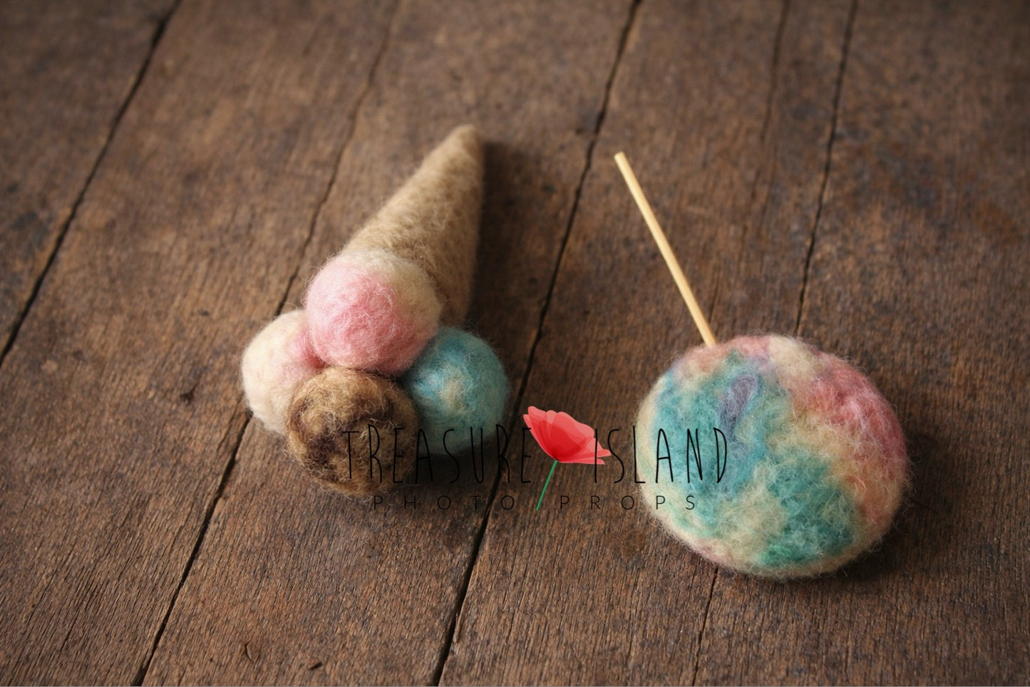 hand felted ice cream prop newborn photography candy theme pastel wool dessert prop
hand felted lollipop newborn photography prop candy styling soft wool accessory