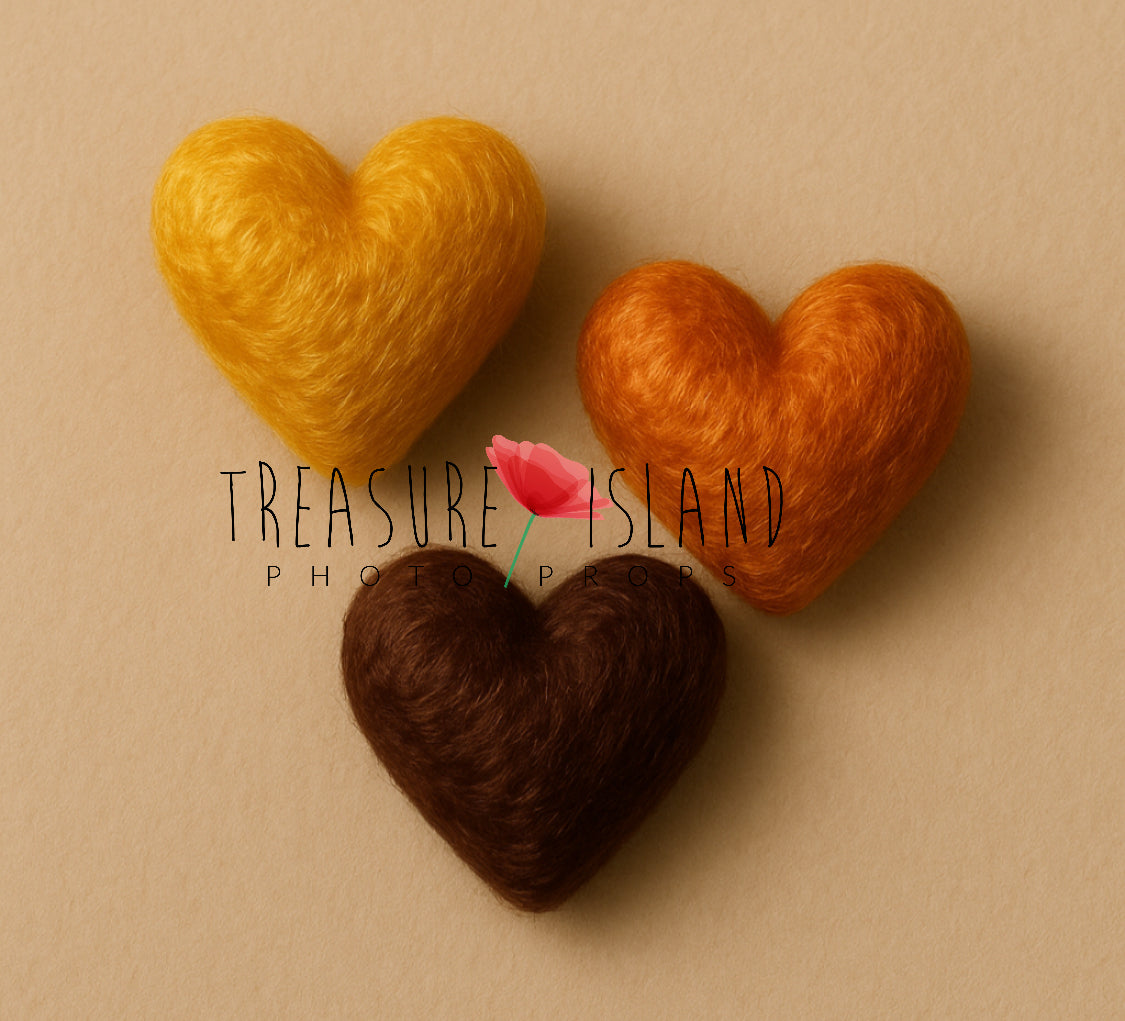 Felted Glitter Hearts Collection – LUXE Shine Edition