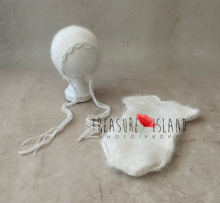 Exklusives ANGORA-SET mit PERLE