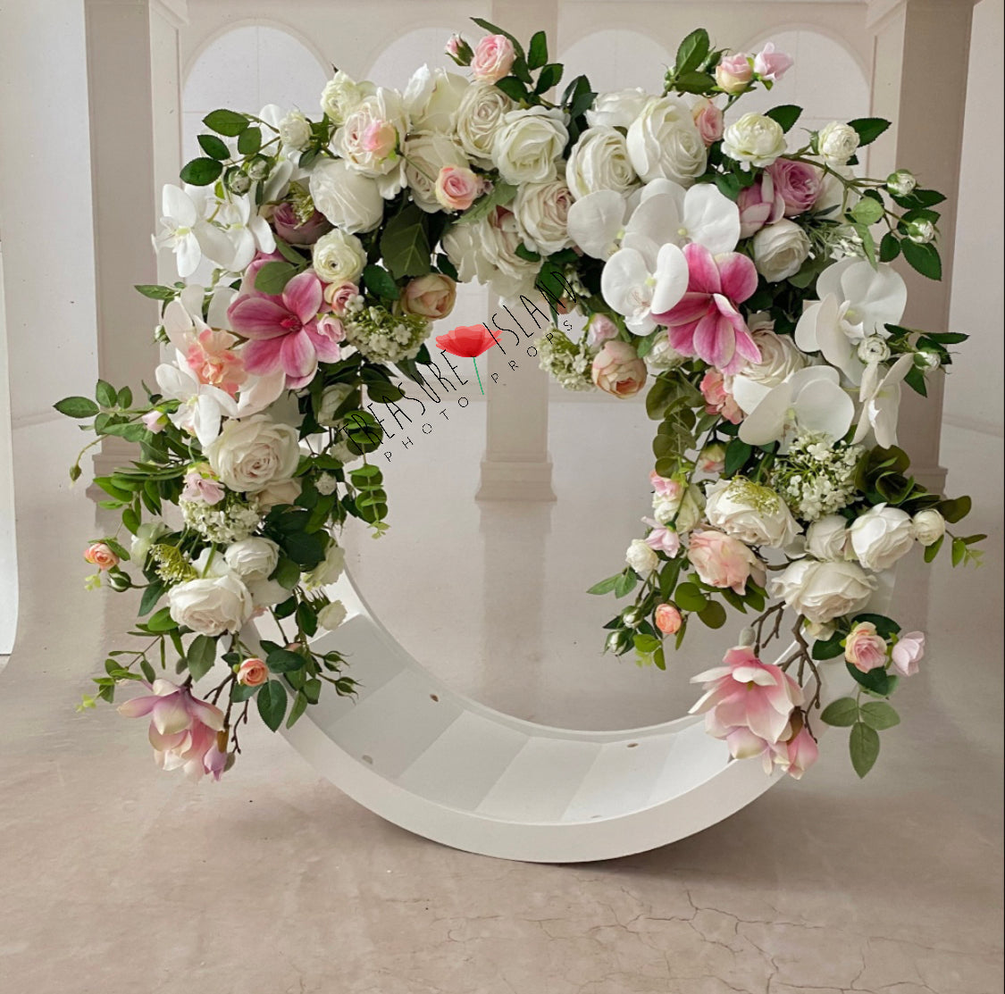 Luxury Romantic Garden Floral Photography Garland
