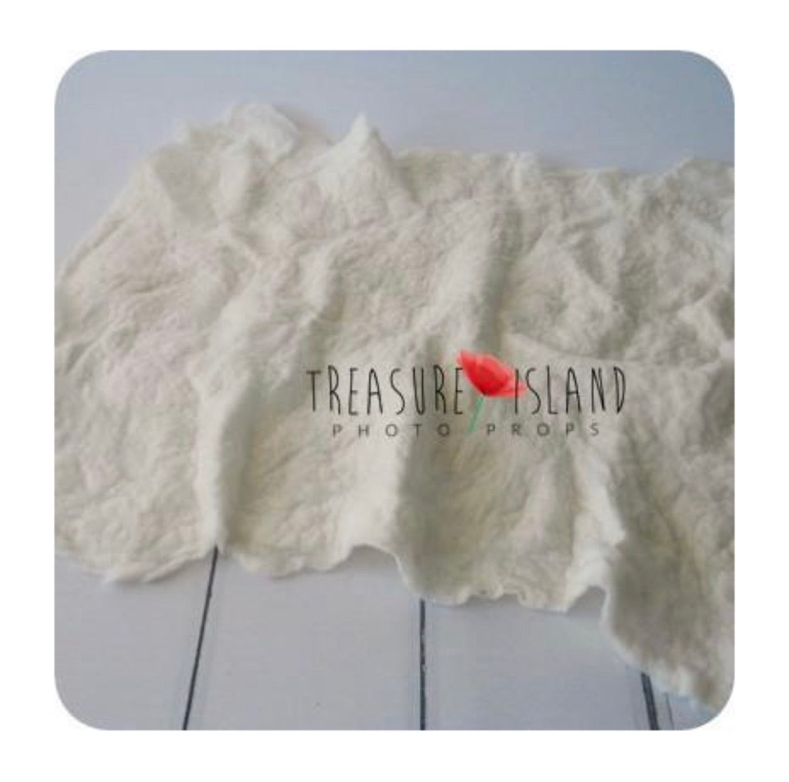 Felted Irregular Blanket – L 60x80 cm - 74 colours - TOP of the TOP