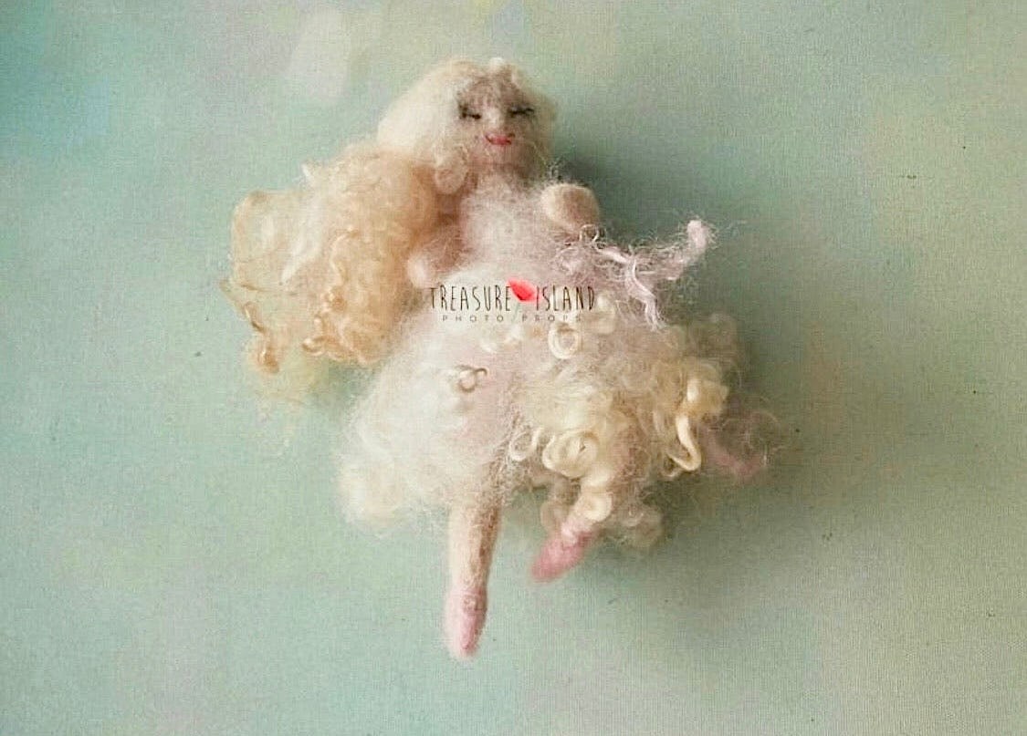 Felted Doll – Handmade Newborn Photo Prop