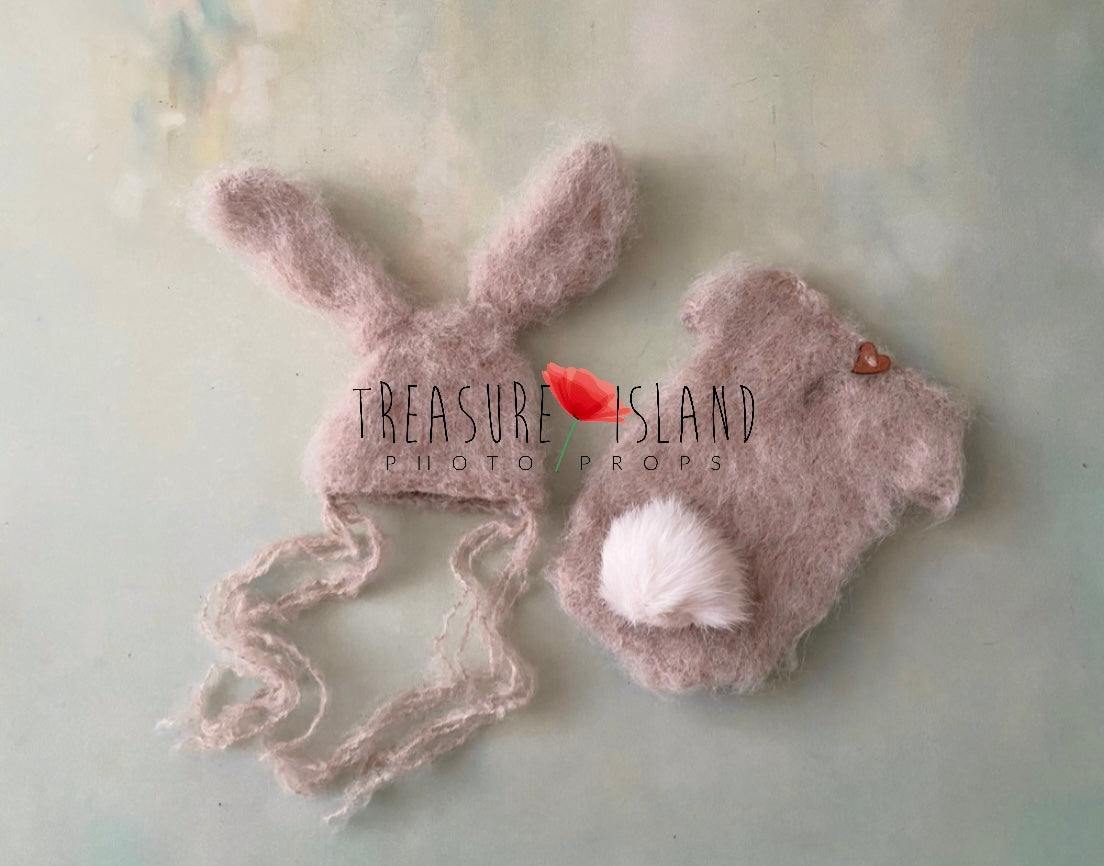 Knitted Bunny Outfit animal outfit - EASTER BUNNY