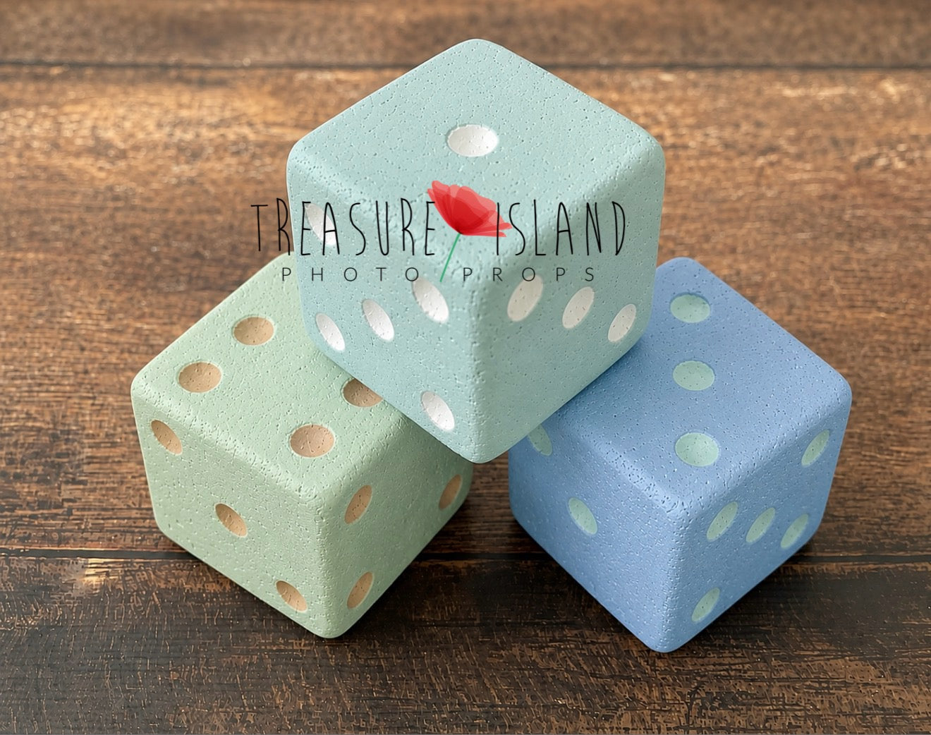 Luxury Foam Dice Collection BACK TO SCHOOL Collection | Handmade Fine Art Photography Props