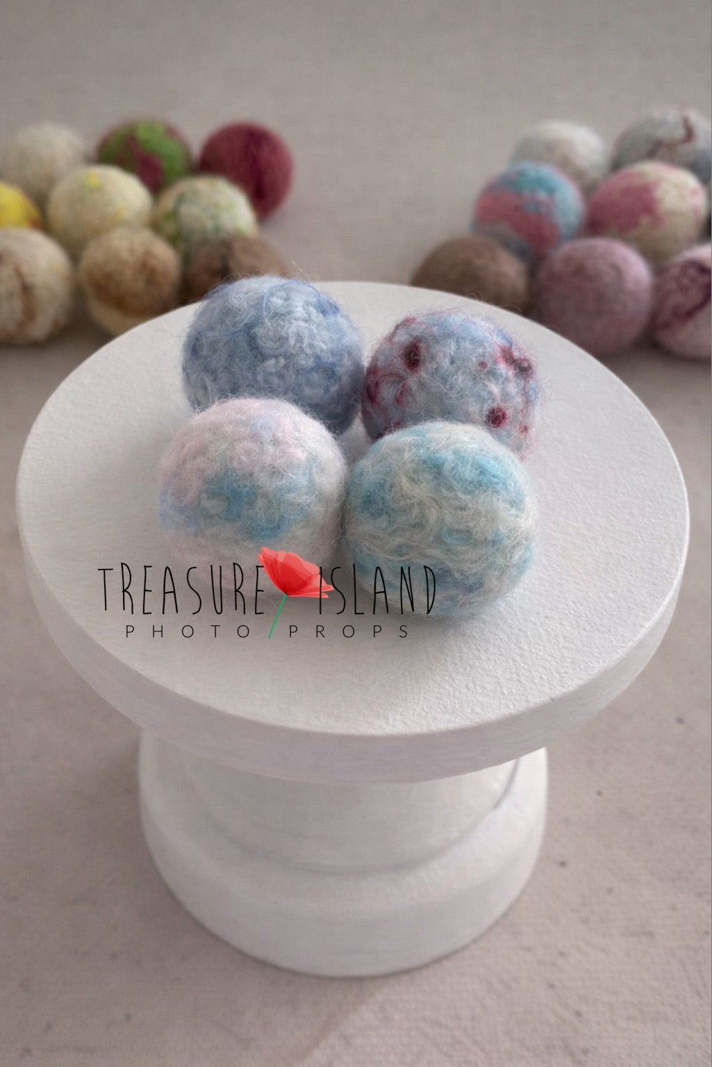Ice Cream Dream – Hand-Felted Ice Cream Cone Set | Newborn Photo Prop