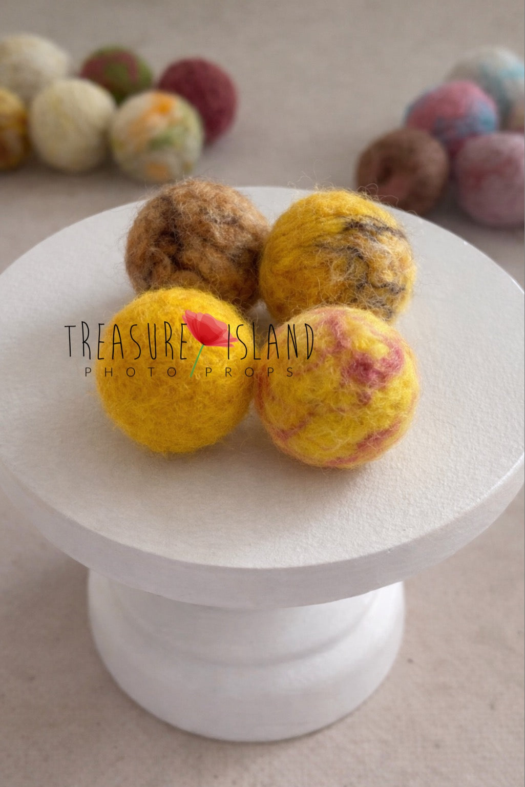 Ice Cream Dream – Hand-Felted Ice Cream Cone Set | Newborn Photo Prop