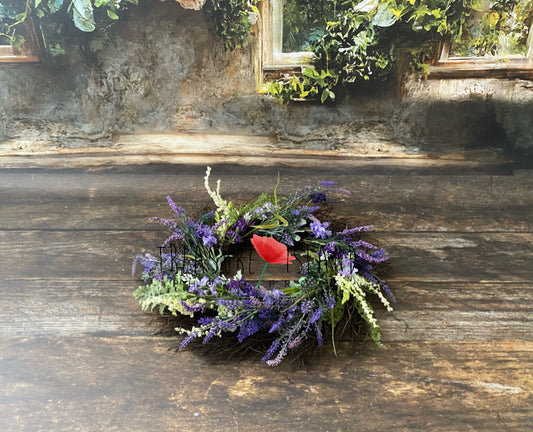 Floral Wreath Lavender model 2
