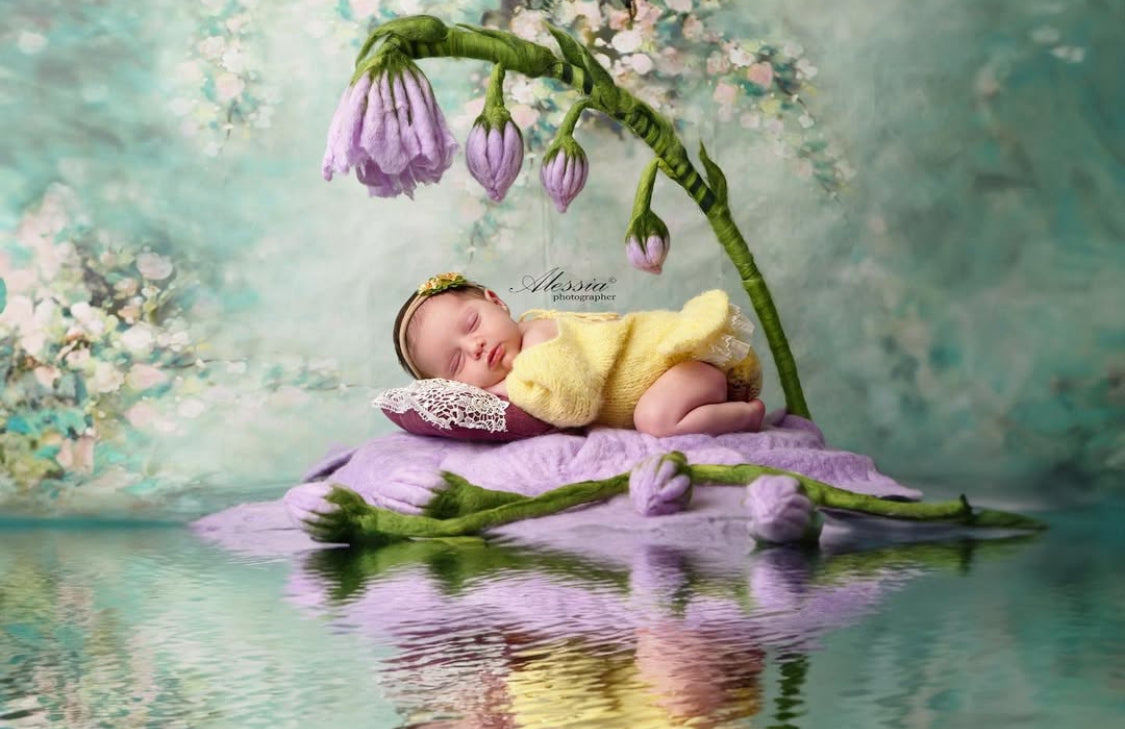 THUMBELINA - MODEL 2 - Felted Flower Photo Props props