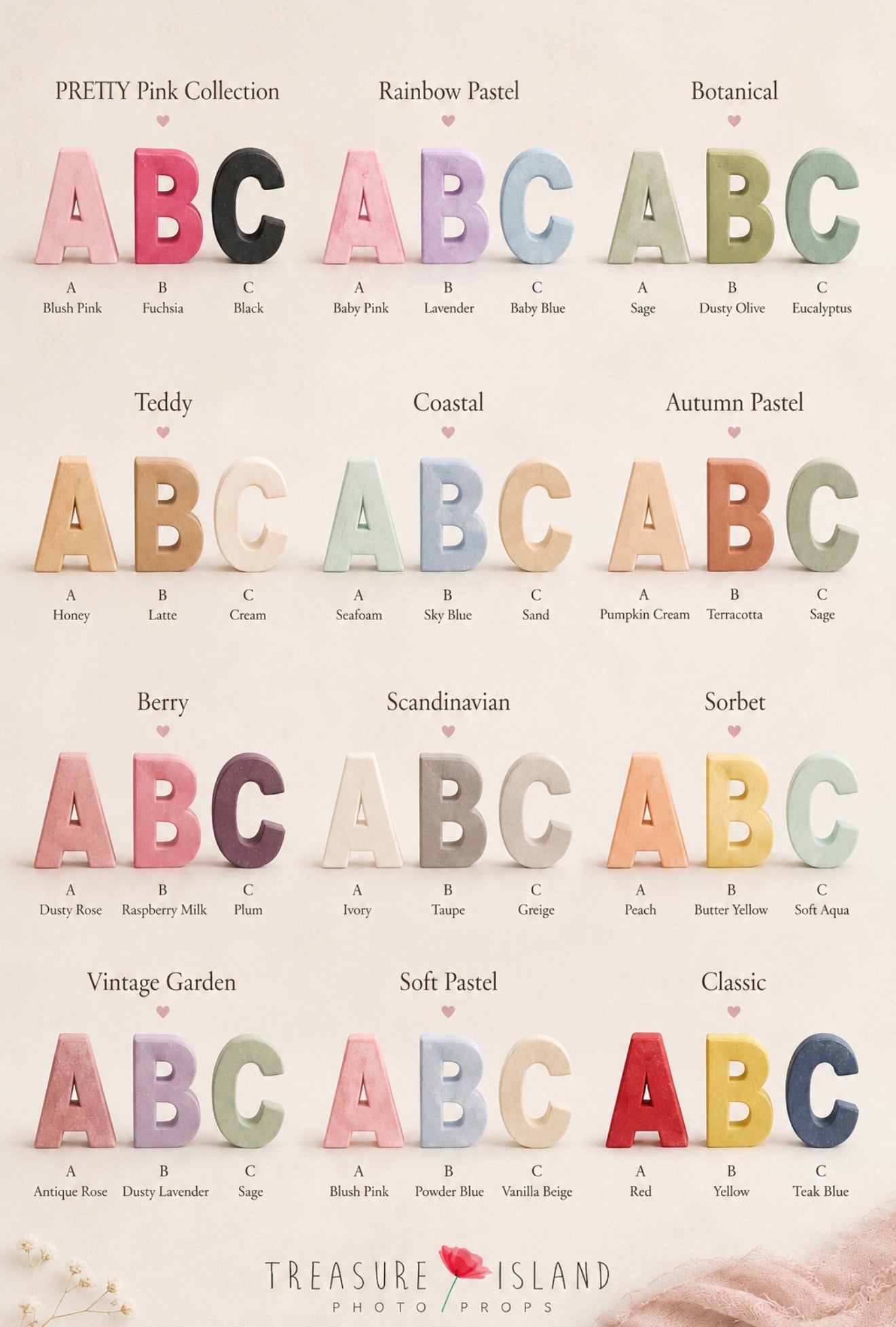 Giant ABC Letters - BACK TO SCHOOL Collection