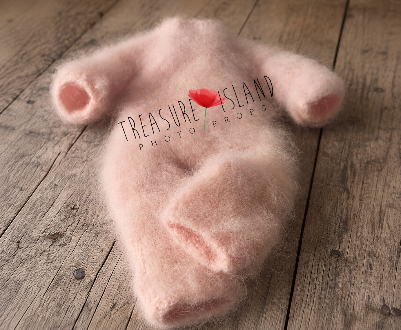 Fluffy Knitted Romper - Photo Props - TOP of the TOP