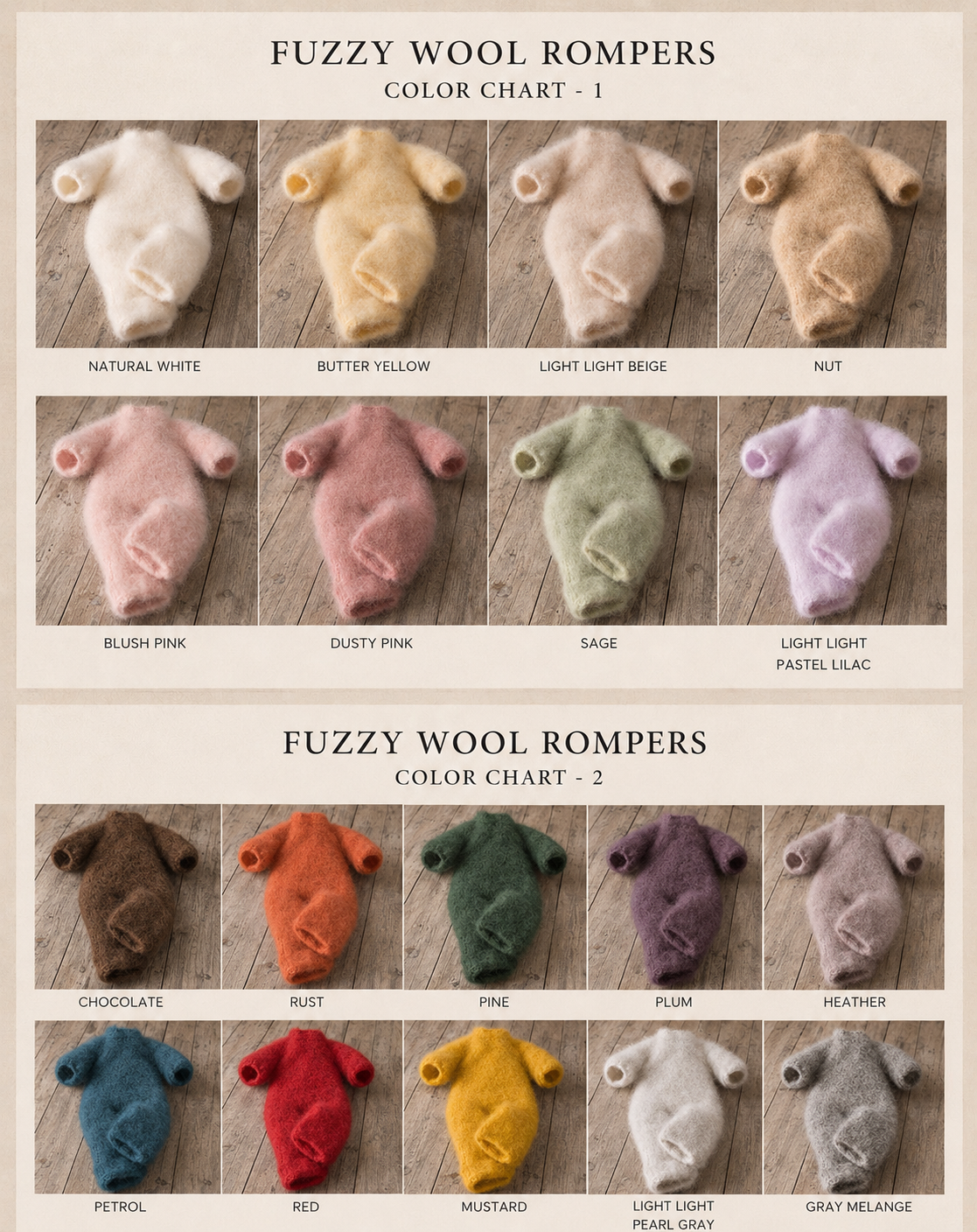 Fluffy Knitted Romper - Photo Props - TOP of the TOP