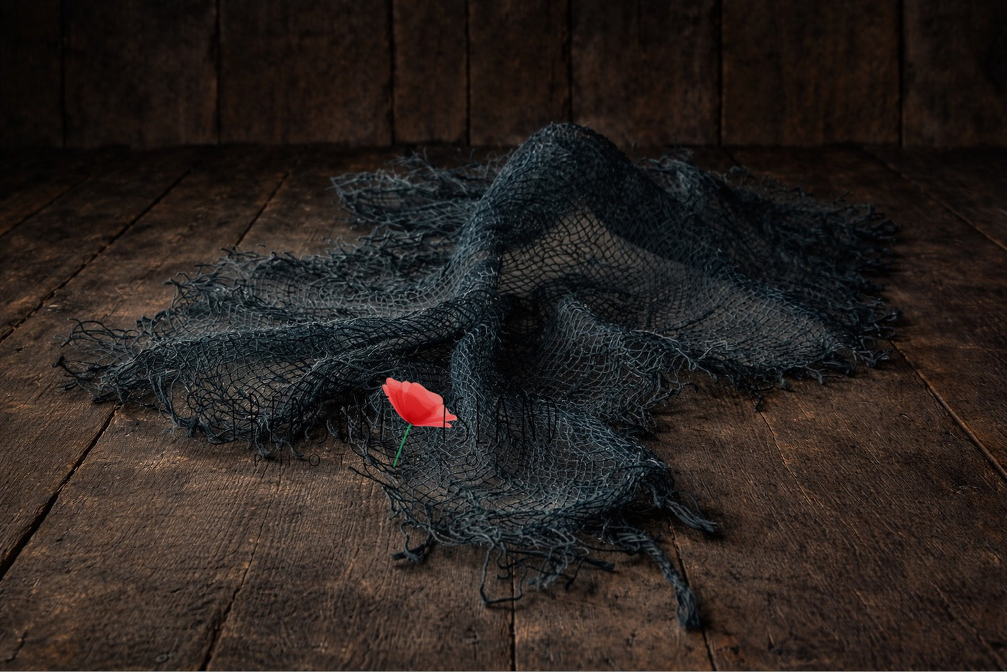 Hand-Dyed Jute Fiber Layer – Newborn Photo Props
