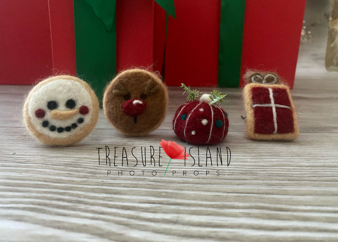 🎄FELTED CHRISTMAS COOKIES🎄