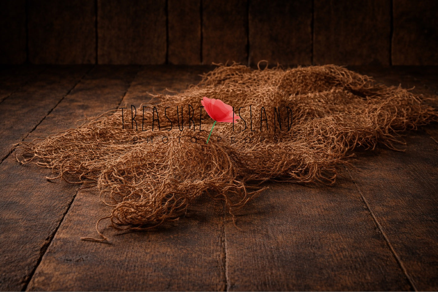 Hand-Dyed Jute Fiber Layer – Newborn Photo Props