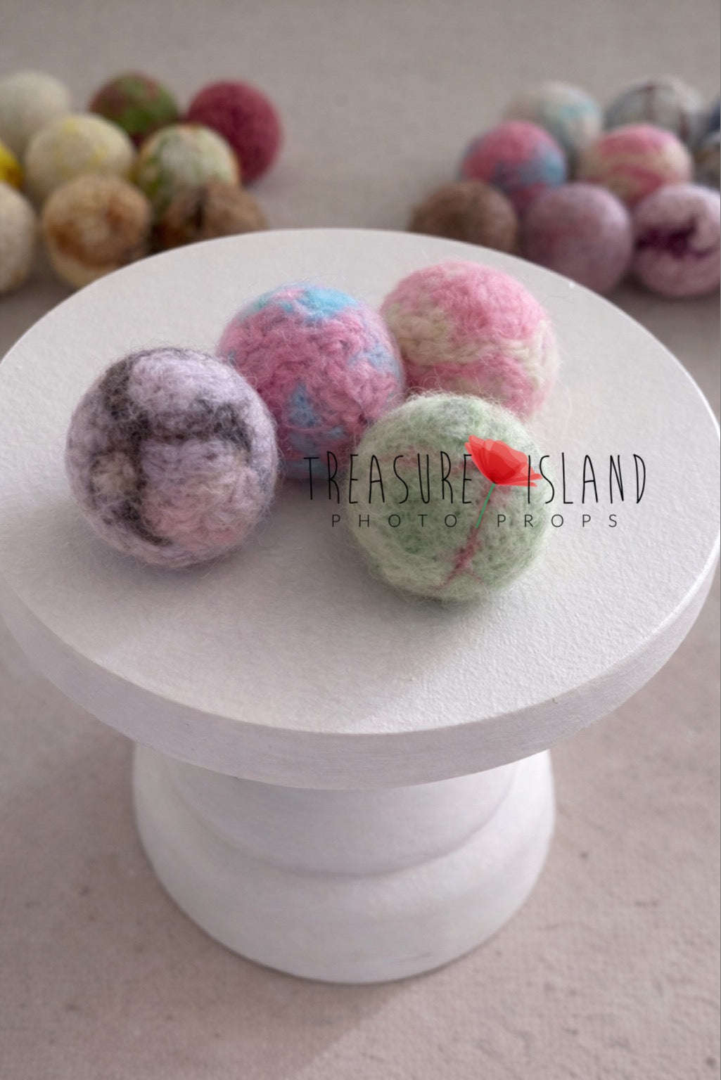 Ice Cream Dream – Hand-Felted Ice Cream Cone Set | Newborn Photo Prop
