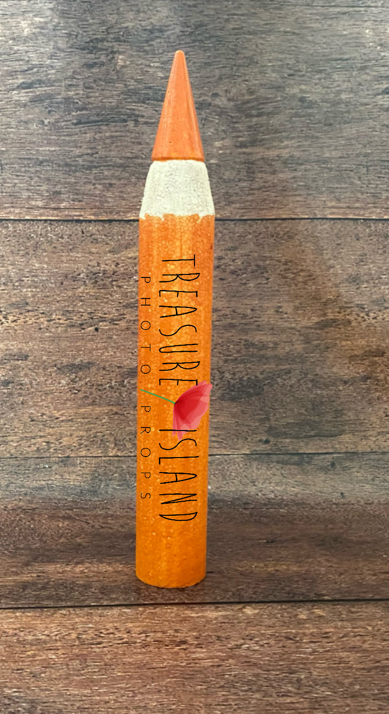 GIANT CRAYONS - School Props - 38 colours