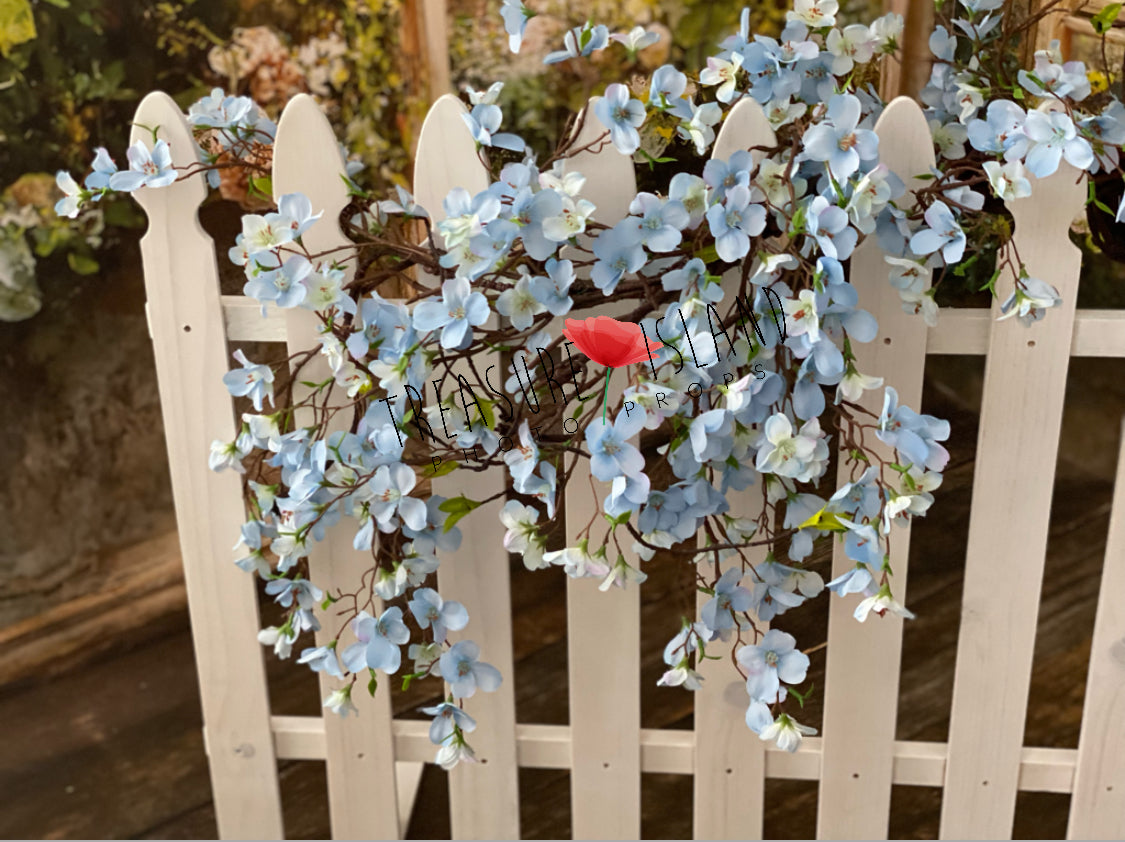 ✨ Blooming SPRING branch in blue ✨flower garland