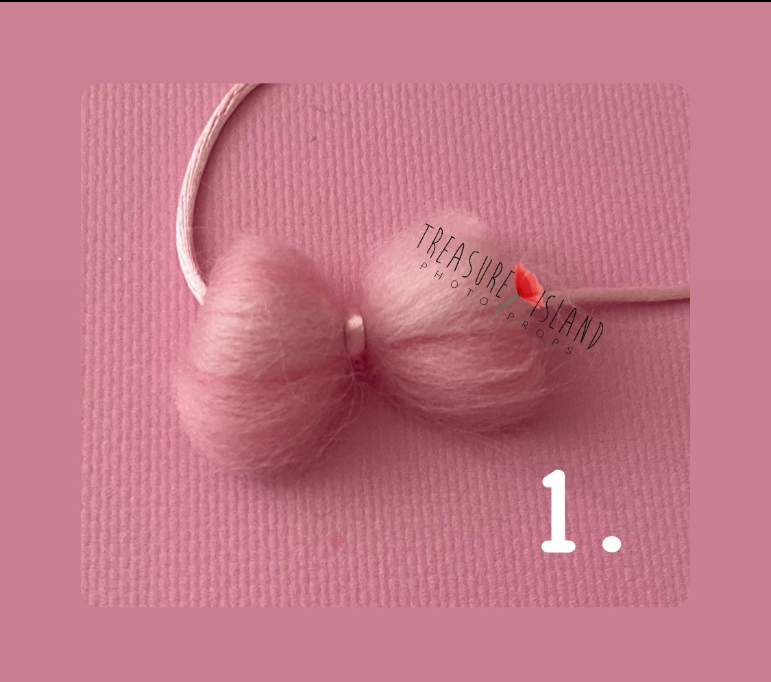 💖ピンクのタイバック💖🎀ピンクのヘッドバンド🎀 3 つのモデル🎀💖王子様のための写真撮影用小道具🎀