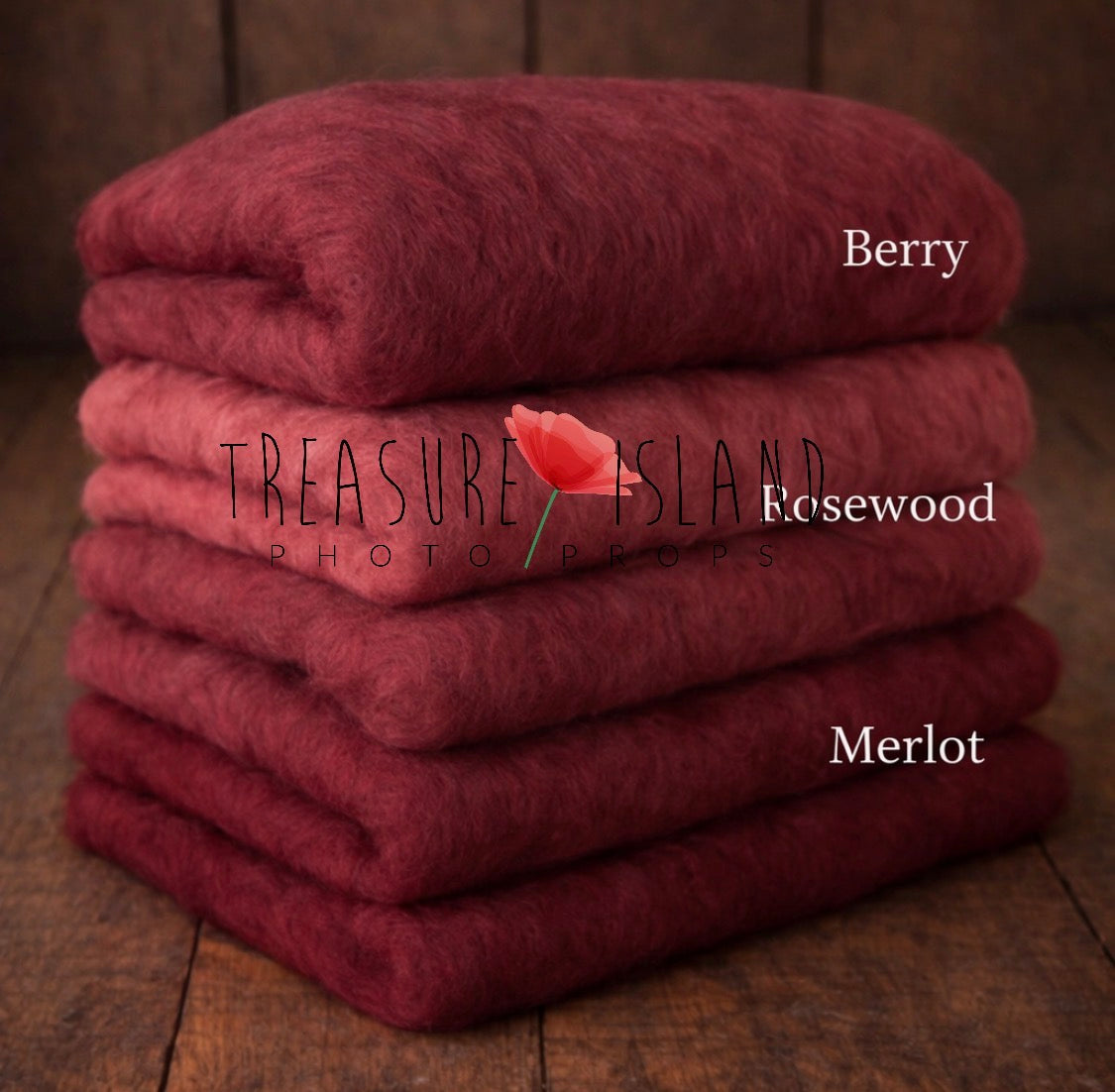 Classic Blankets – Handmade Felted Baby Blankets - Photo Props - 69 colours