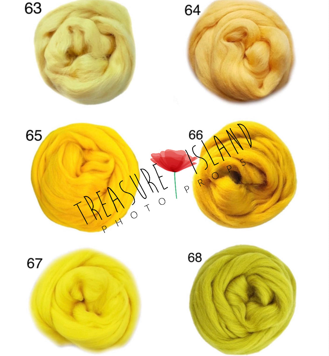 WOOLEN POSSING NEST - ROVING PLAITED NEST _ 78 colours to choose from