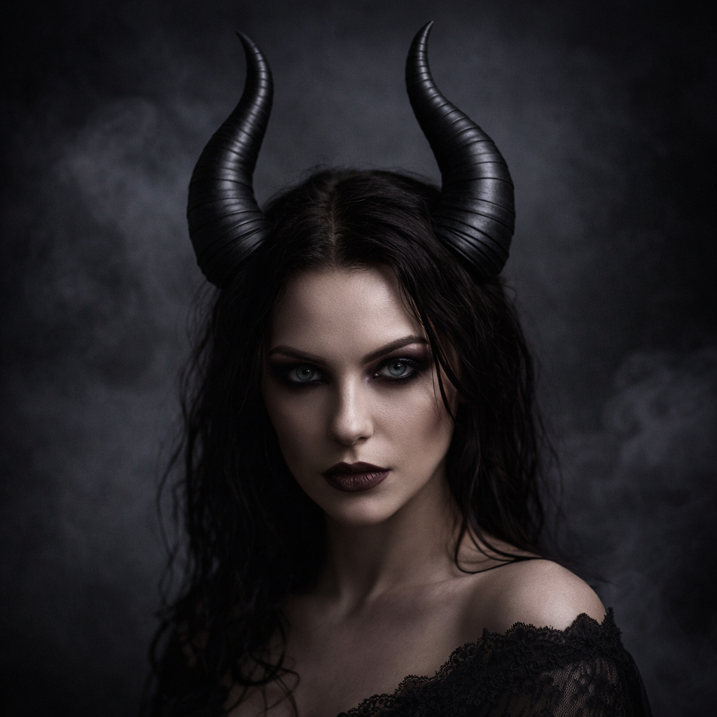 Gothic Horns Headpiece – Fine Art Photography Prop