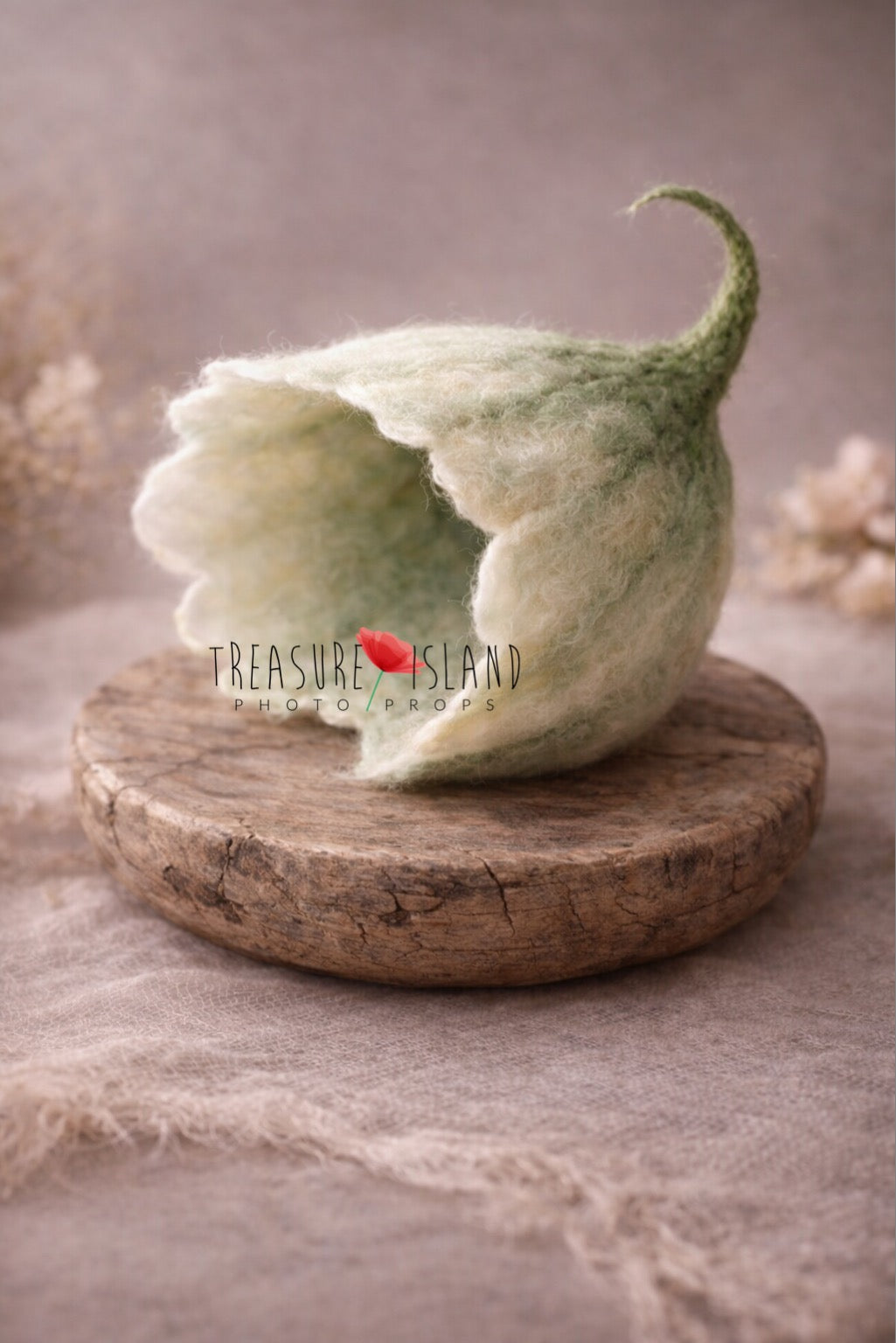 Felted Posing Flower for Newborn Photography