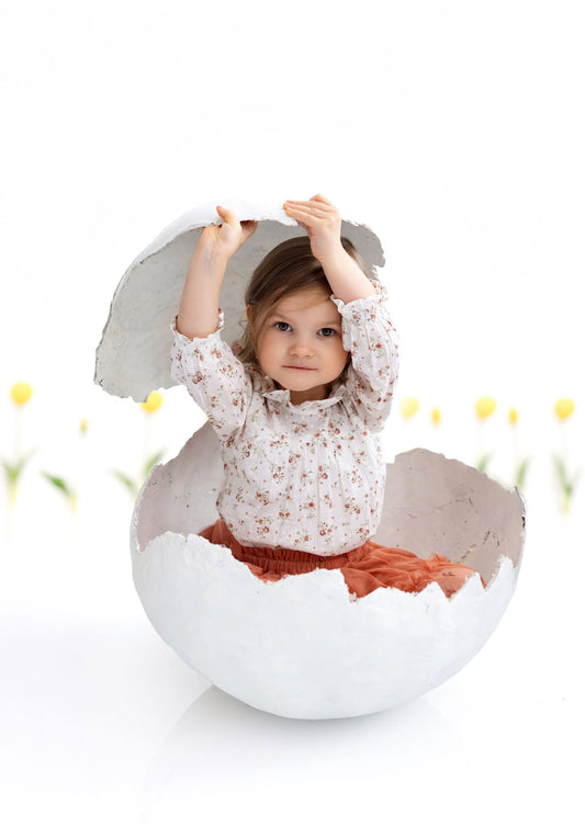 Easter Eggshell Prop – Handmade Plaster Version