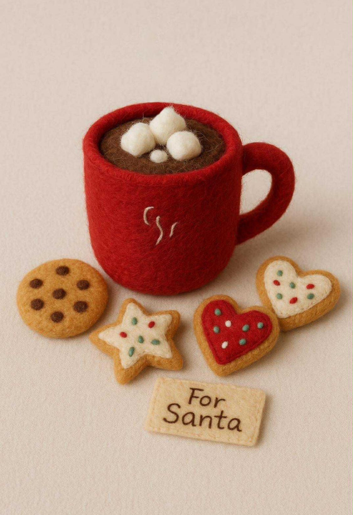 Santa Sweet Dream Felted NB Set