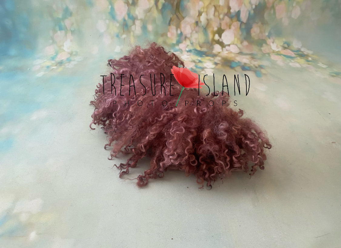CURLY blanket mahogany  colour  ✨6 sizes✨