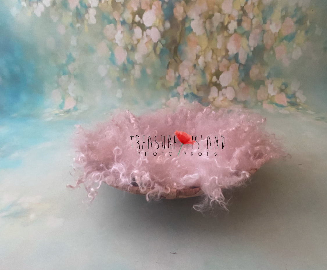 CURLY blanket PINK LATTE ROSE colour  ✨6 sizes✨