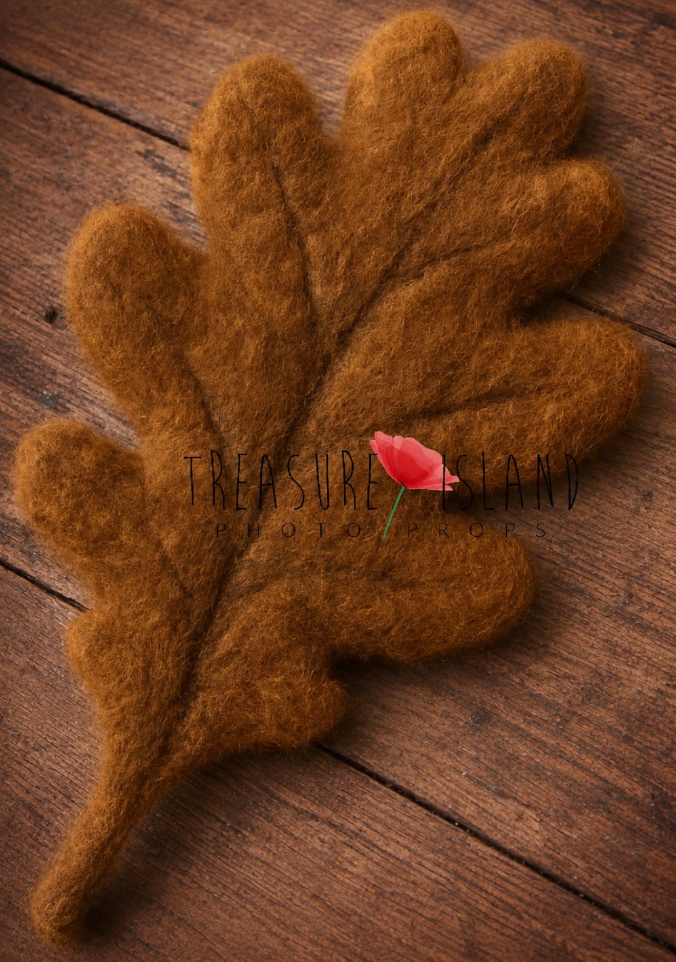 Felted Oak Leaf – Autumn Photo Prop