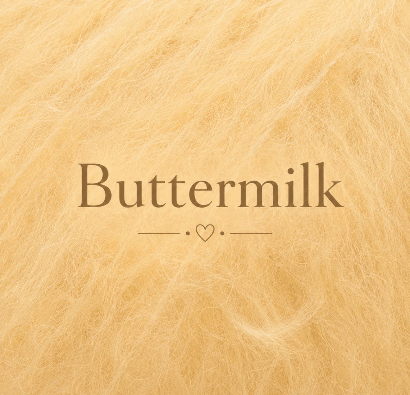 Buttermilk fluffy yarn color sample for knitted newborn and sitter photography body