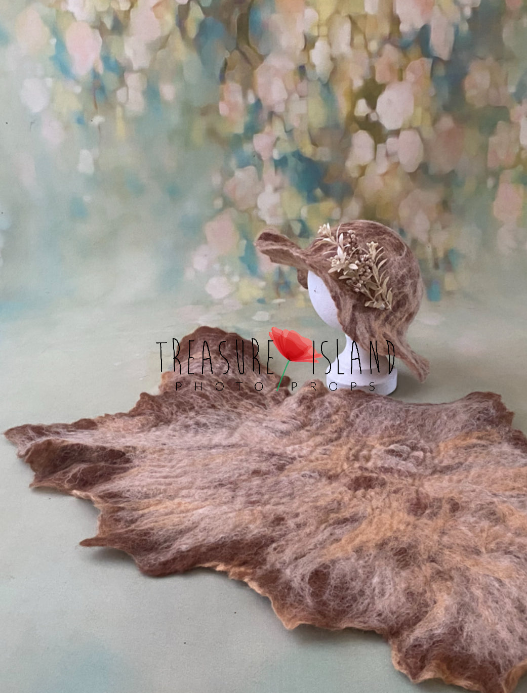 ✨Luxury felted SET✨hat & blanket✨3 sizes to choose from ✨