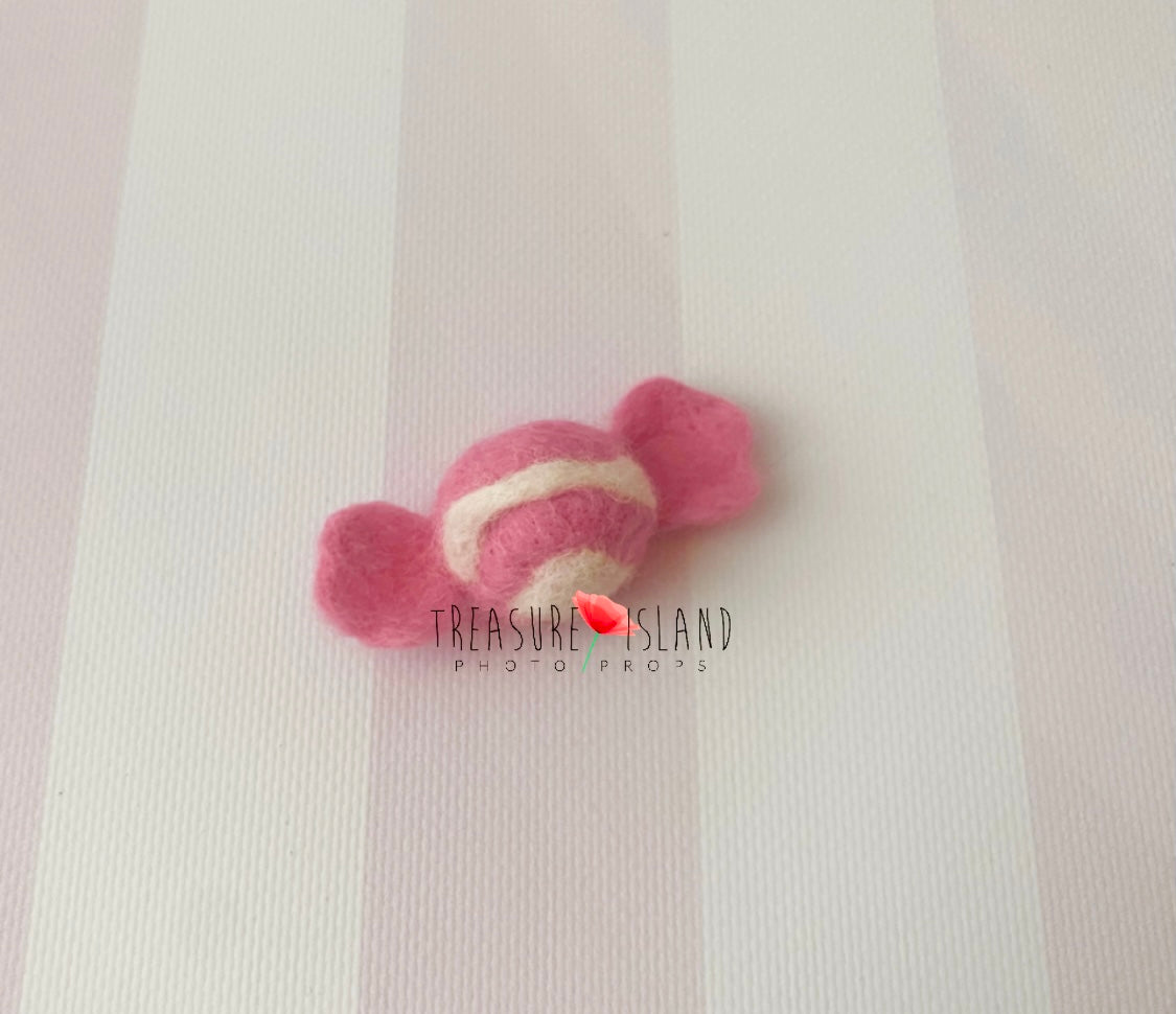 PRINCESS  SET - Needle Doll Accessories – Lipstick, Pearls, Candy & Lollipops - Handmade Baby Props