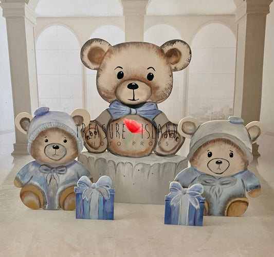 hand-painted Bear and gift set 😍 Perfect to cake smash sessions