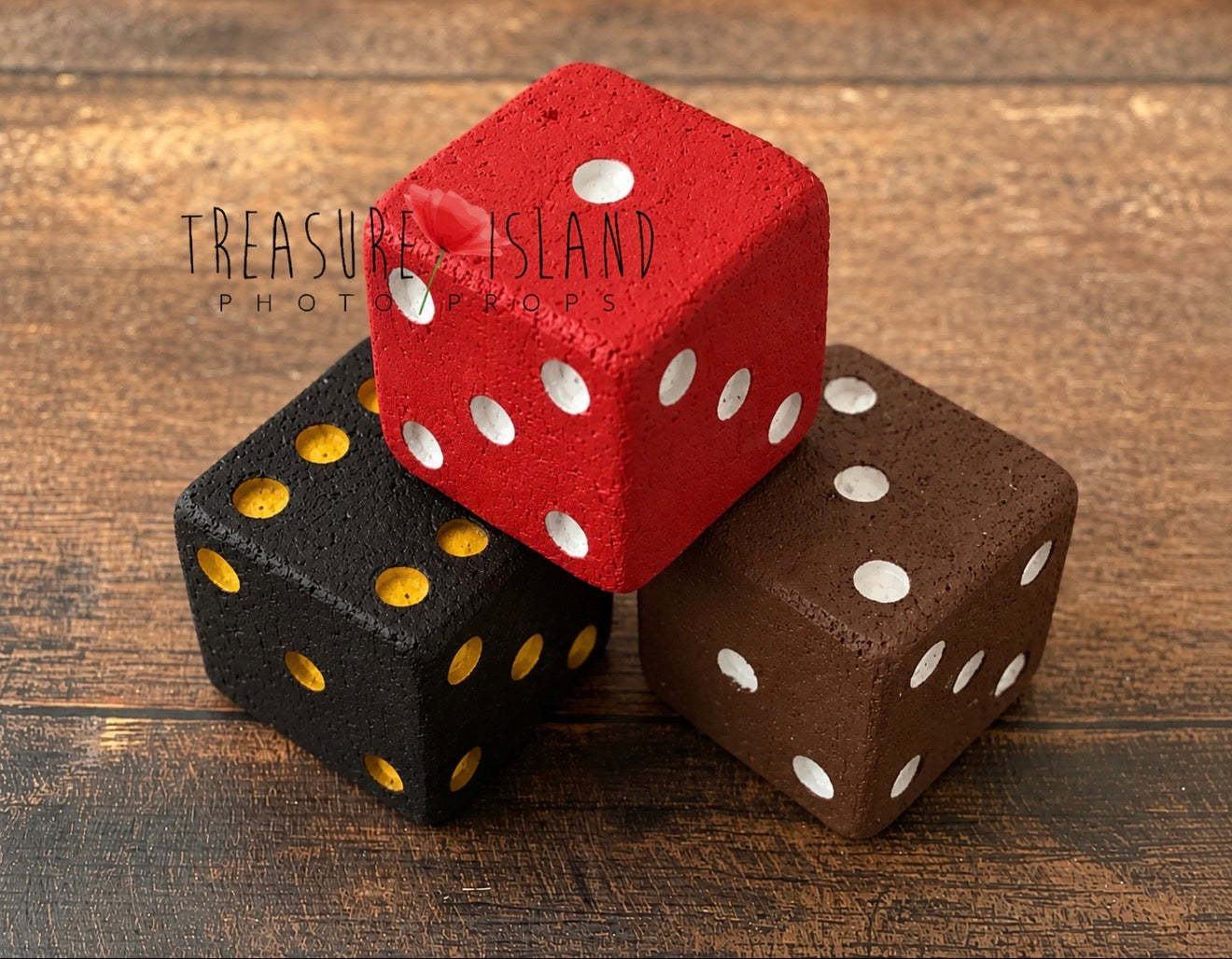 Luxury Foam Dice Collection BACK TO SCHOOL Collection | Handmade Fine Art Photography Props