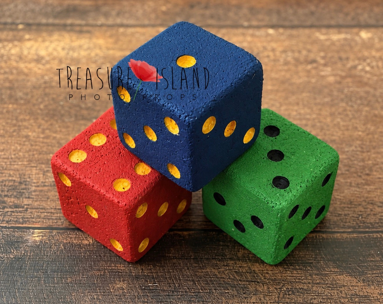 Luxury Foam Dice Collection BACK TO SCHOOL Collection | Handmade Fine Art Photography Props