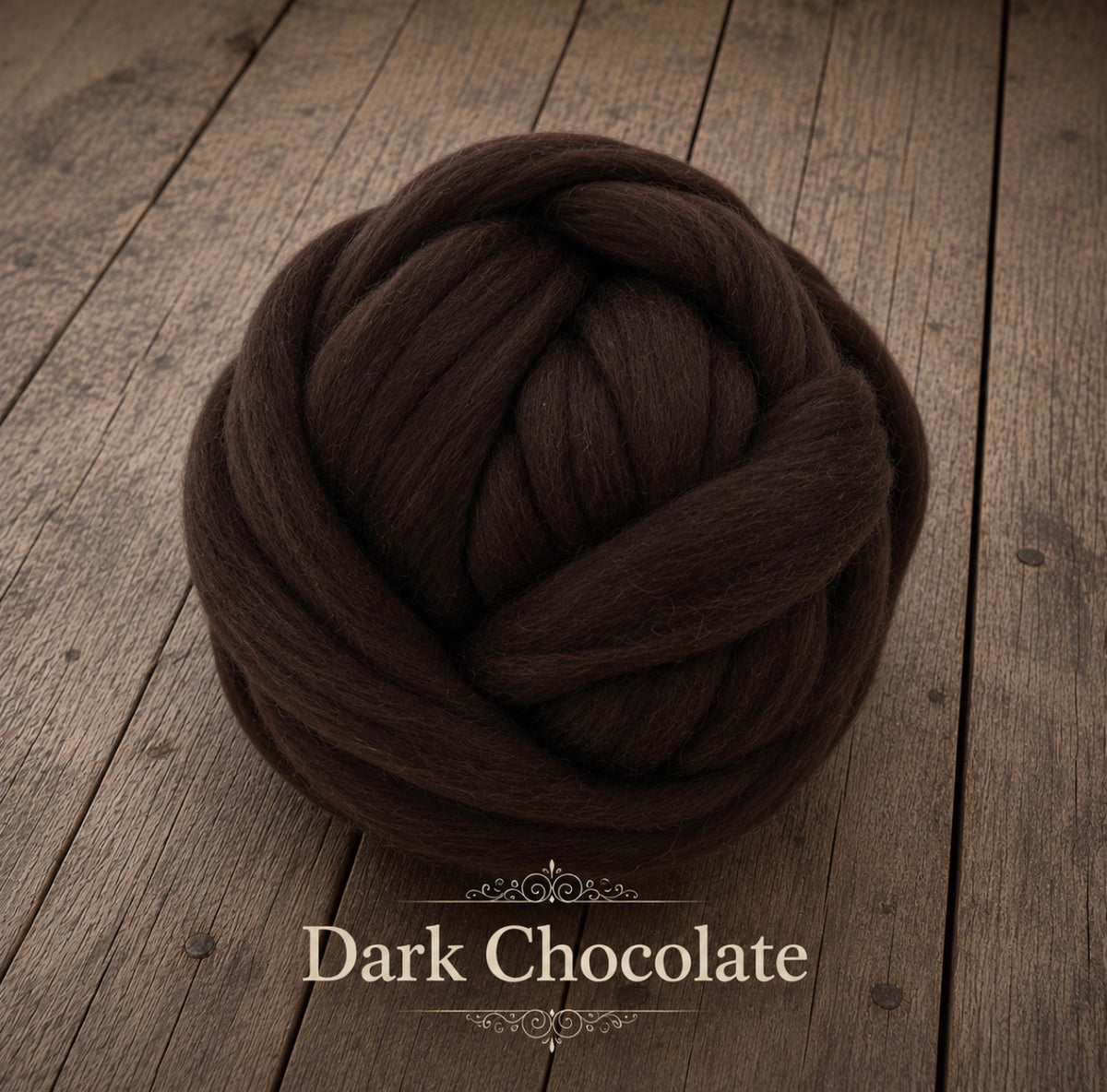 Dark  chocolate felted wool wrap color sample for newborn photography