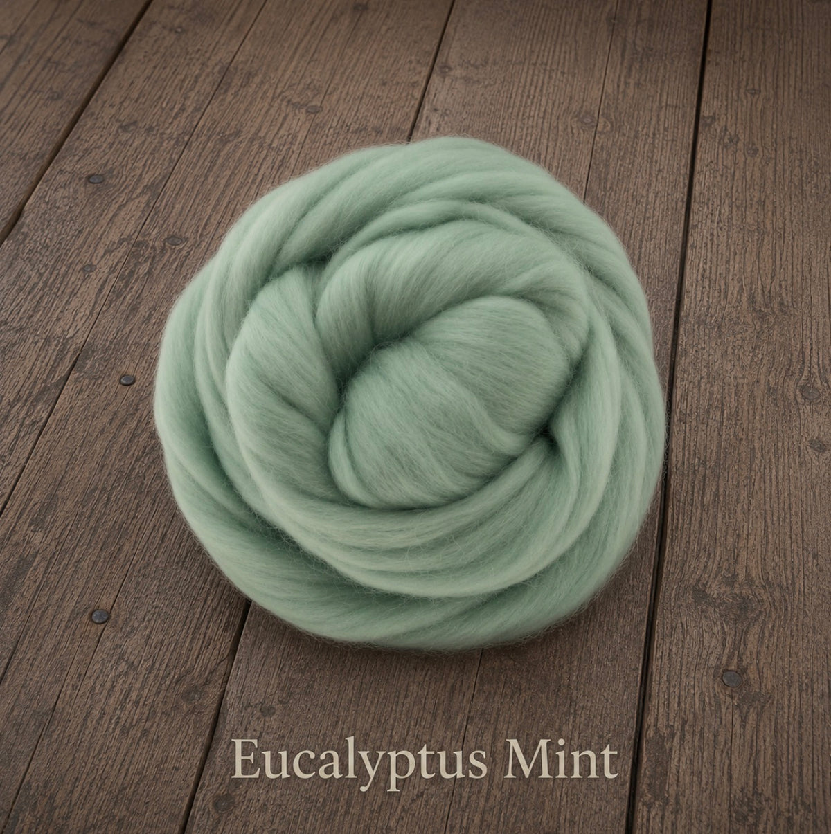 Eucalyptus Mint felted wool wrap color sample for newborn photography