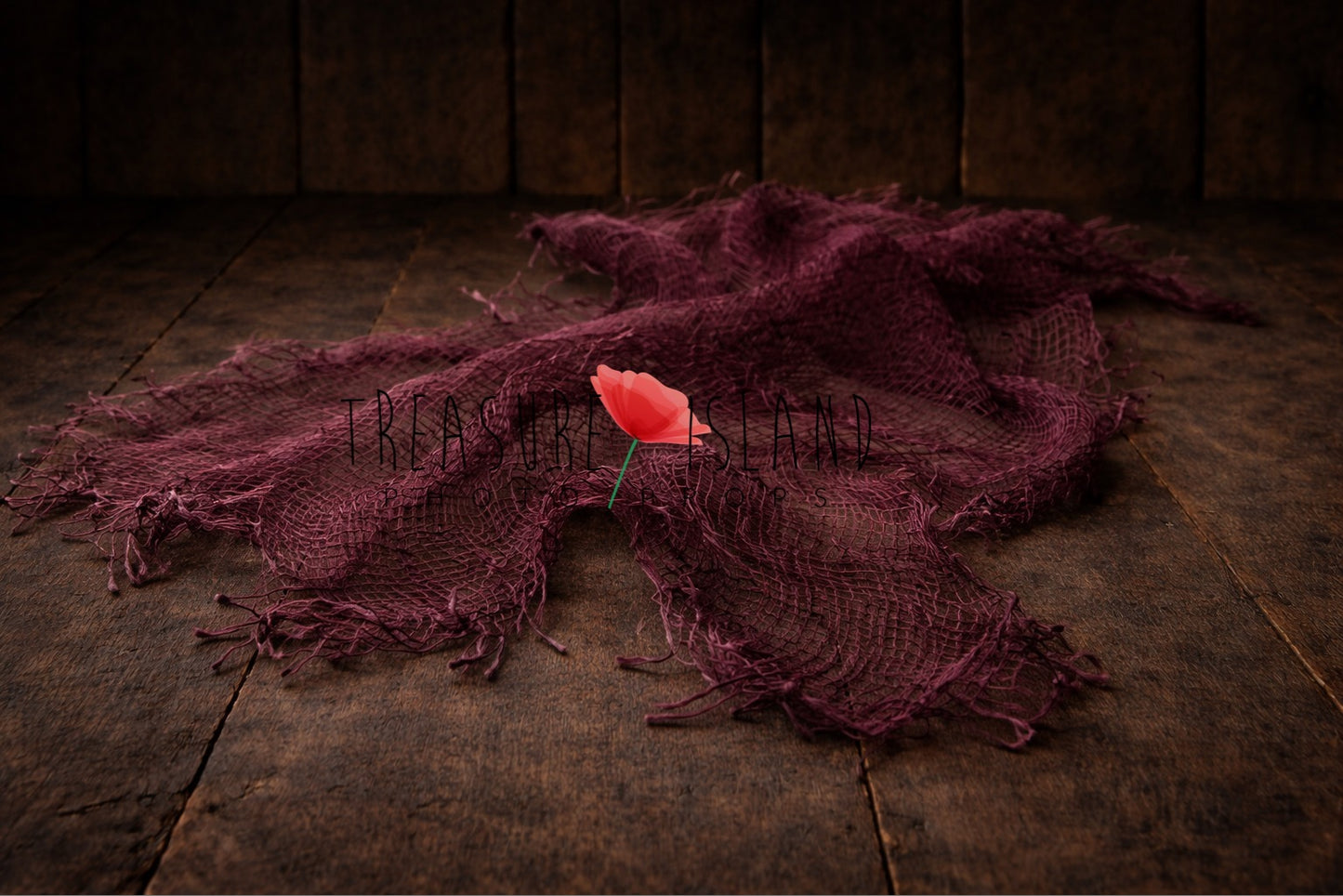 Hand-Dyed Jute Fiber Layer – Newborn Photo Props
