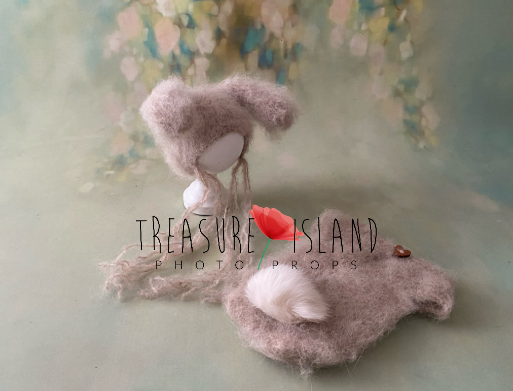 Knitted Bunny Outfit animal outfit - EASTER BUNNY