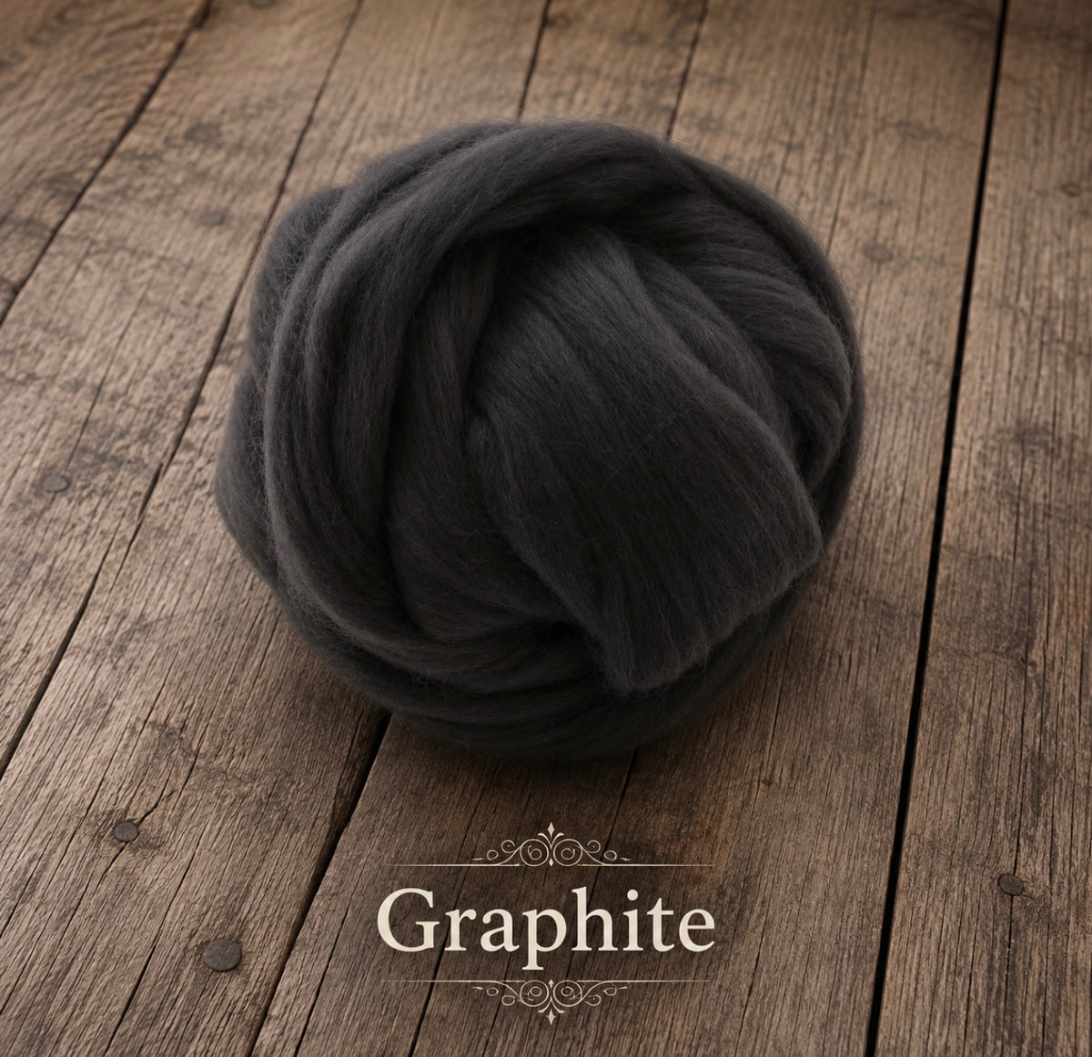 Graphite felted wool wrap color sample for newborn photography