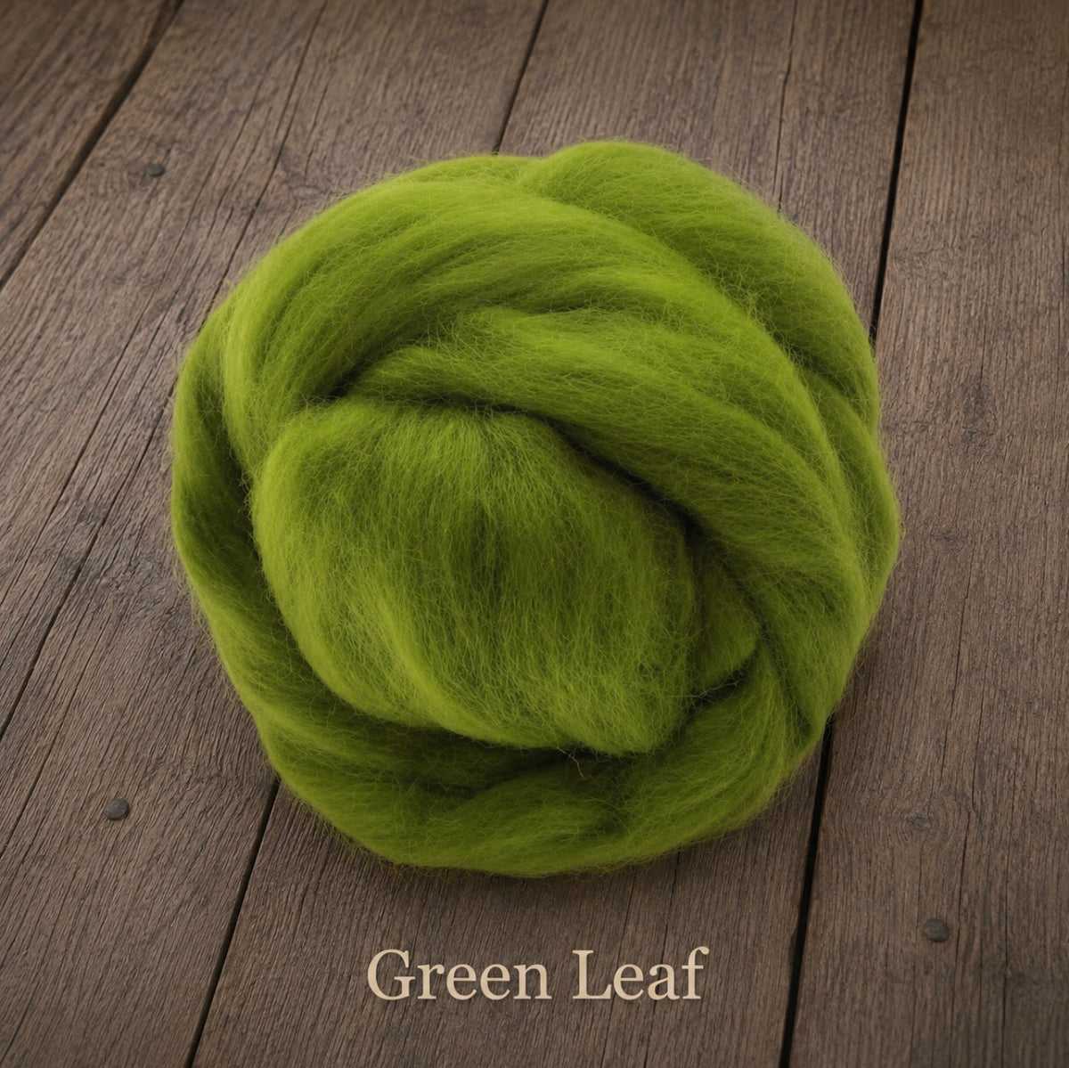 Green Leaf felted wool wrap color sample for newborn photography